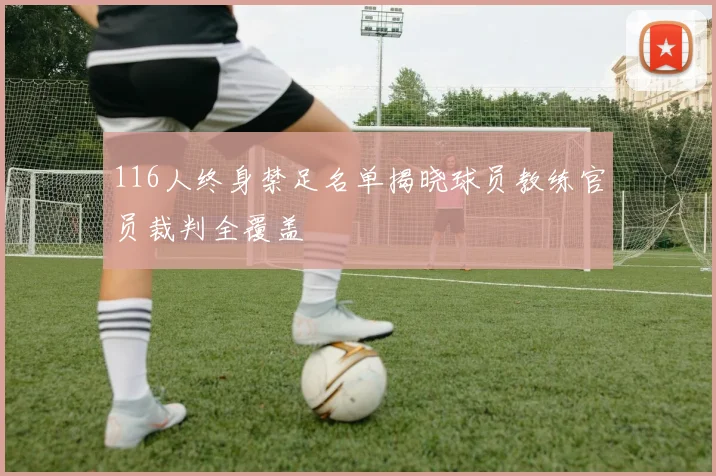 116人终身禁足名单揭晓球员教练官员裁判全覆盖